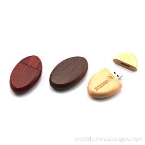 Wood Egg Custom USB Flash Drive WDR14 Style (WD005)